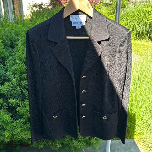 St John black blazer - Picture 1 of 5